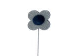 Grey Felt Lapel Pin