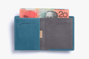 Note Sleeve Wallet - Arctic Blue