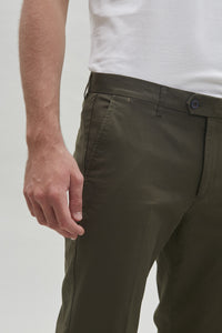 Matsuda Washed Olive Chino