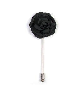 Olive Edged Flower Lapel Pin