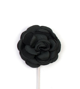Olive Edged Flower Lapel Pin