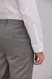 Tomohiro Easy Care White French Twill