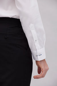 Fujiwara Easy Care White Fine Twill