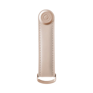 OrbitKey 2 Leather - Blush with Blush Stitching